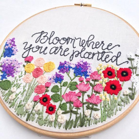 Bloom Embroidery Pattern (PDF)